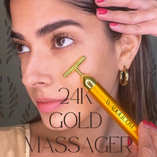 24K Face Massager Kit| Gold Platted Electric For Face Skin Care