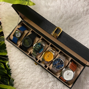 6 EVERYDAY WATCHES WITH PREMIUM BOX